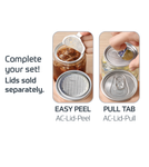 Can Sealer Bottles + Lids (Cases)
