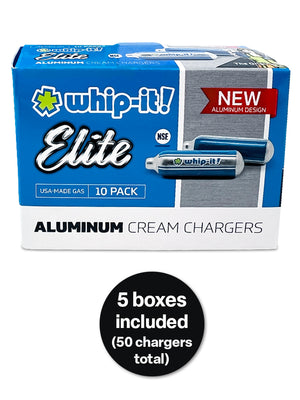 Whip-It! Elite Chargers Bundle (50 chargers)