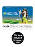 Whip-It! Original Chargers Bundle (50 chargers)