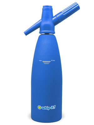 Rubber Coated Soda Siphon, Blue